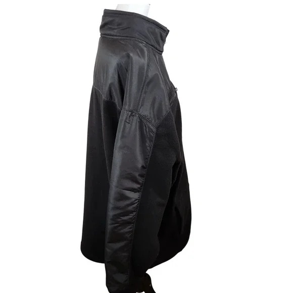 Beverly Hills Polo Club Mens Black Fleece Jacket Size 2X Full Zip Pockets - Picture 2 of 6